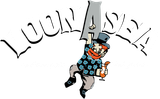 LoonAsea logo with leprechaun hanging from the 'A' in LoonAsea text