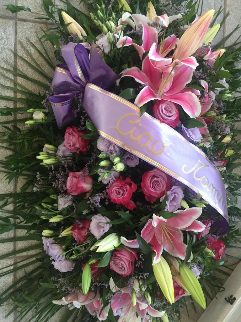 corona di fiori funebri