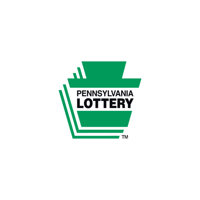 The pennsylvania lottery logo is a green cup with a hat on it.