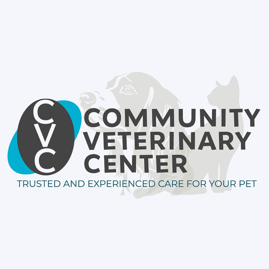 The community veterinary center logo is a trusted and experienced care for your pet.