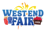 A logo for the west end fair