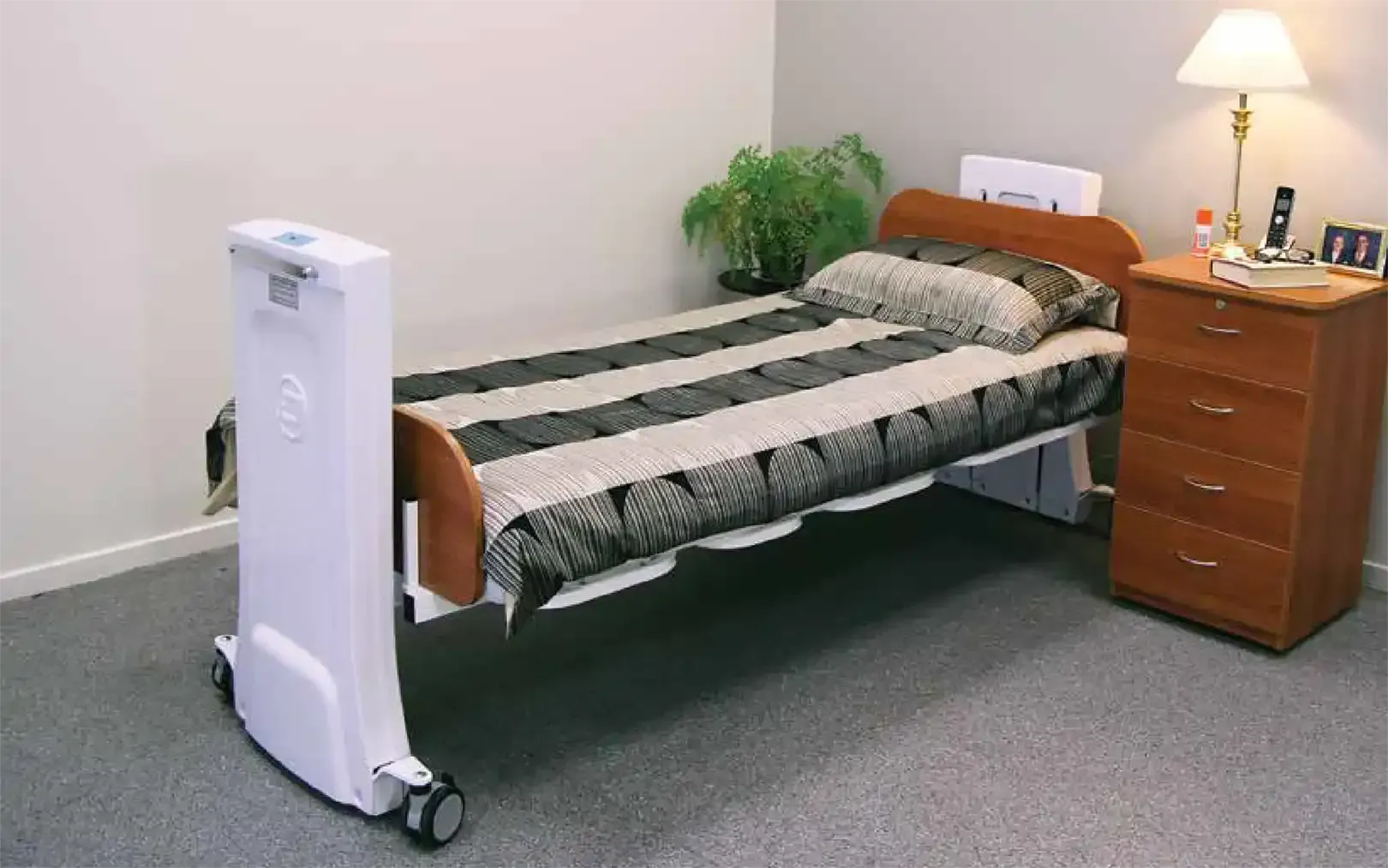 WMR Rose II - Adjustable, Electrically operated high-low floorline bed made in Australia