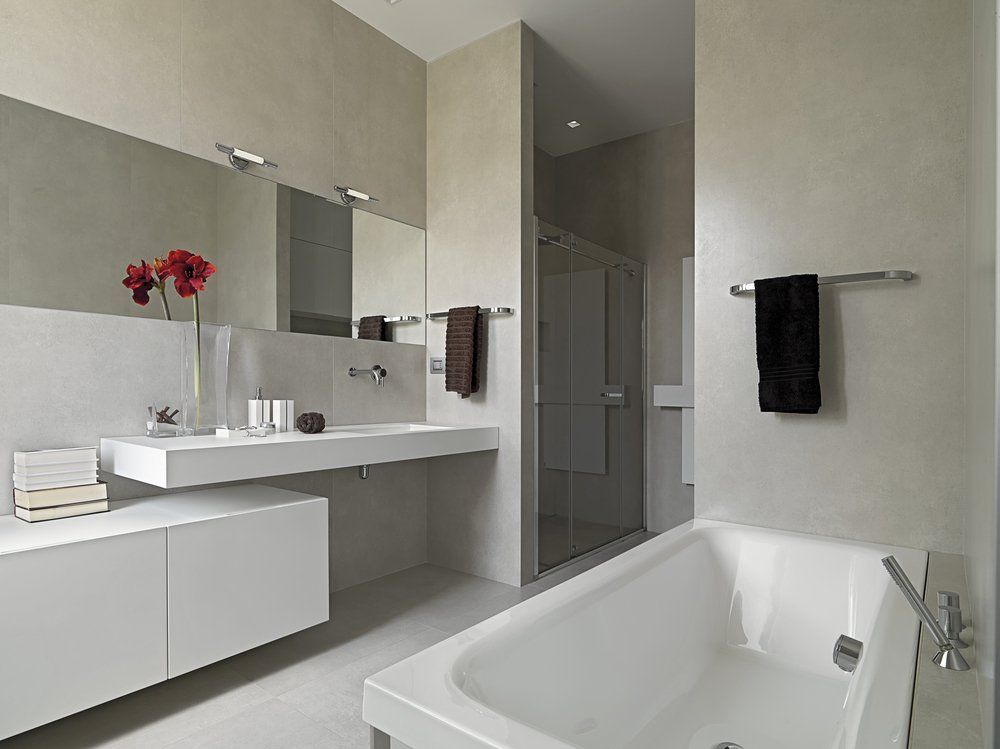 Modern Bathroom — Plumbers in Lismore, NSW