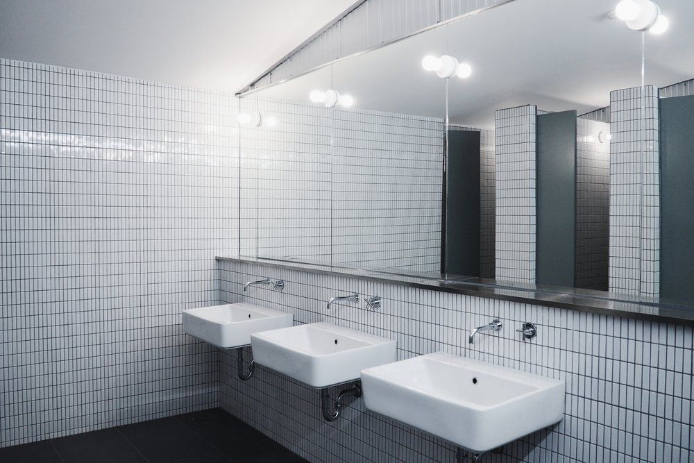 Commercial Bathroom — Plumbers in Northern Rivers, NSW