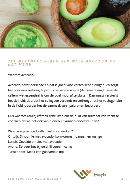 Eczeem voorkomen met avocado