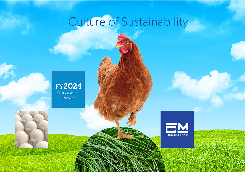 Cover image of the Fiscal Year 2024 Cal-Maine Culture of Sustainability Report.