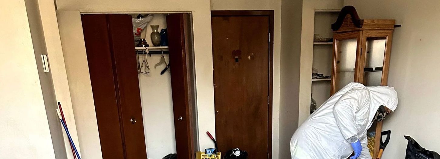 A recovery service in Pittsburgh, PA in progress - Kingdom Bio Recovery and Restoration hard at work