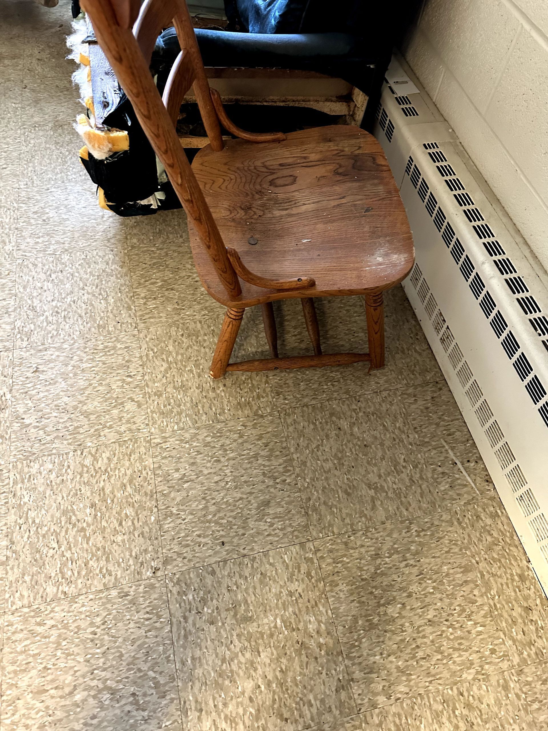 A during shot of a crime scene cleanup in Ohio by Kingdom Bio Recovery & Restoration hard at work