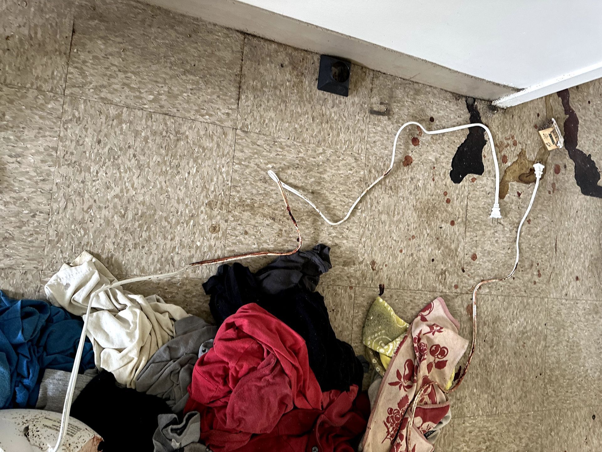 A before shot of a crime scene cleanup in Ohio by Kingdom Bio Recovery & Restoration