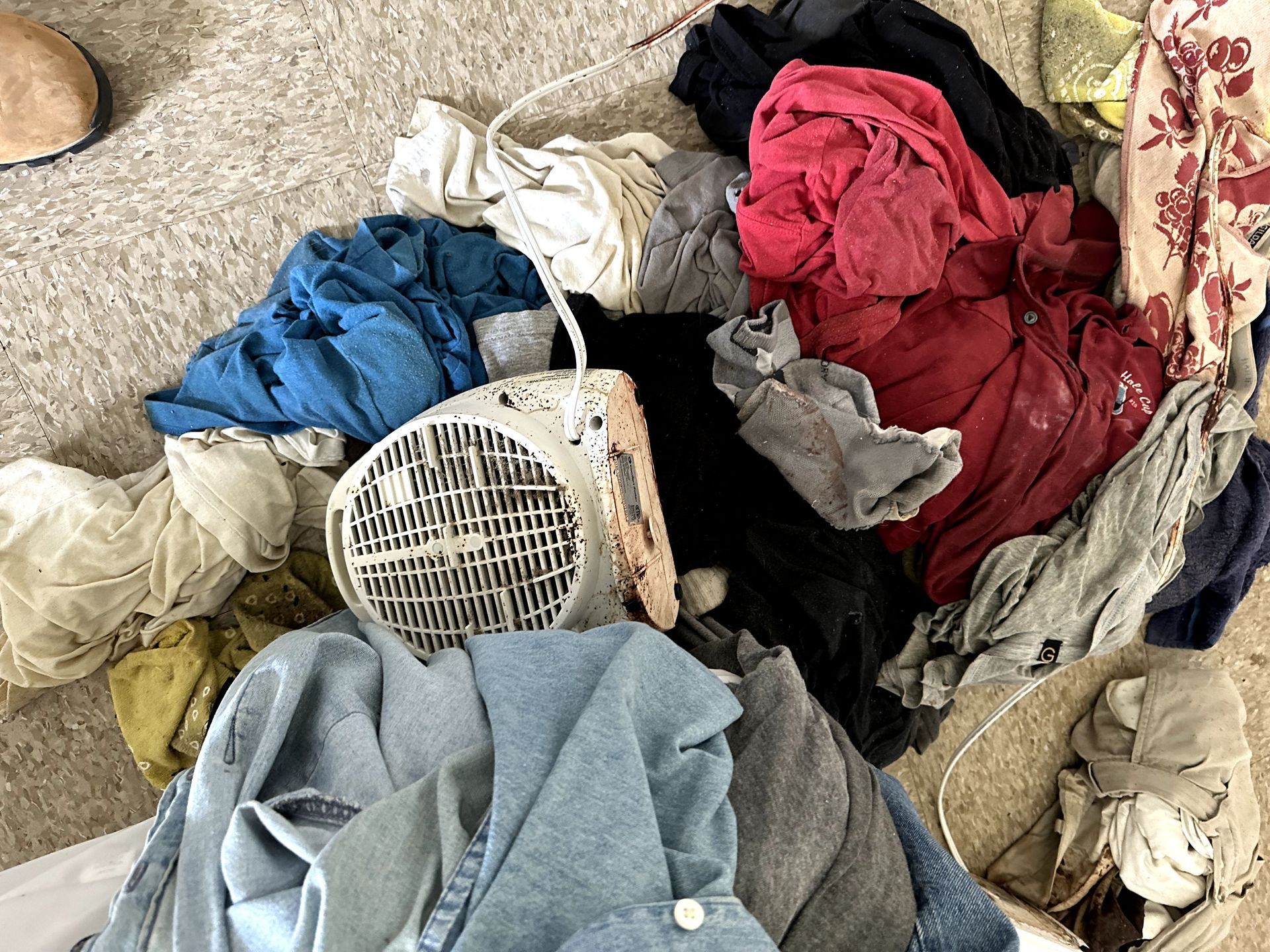 A before shot of a crime scene cleanup in Ohio by Kingdom Bio Recovery & Restoration