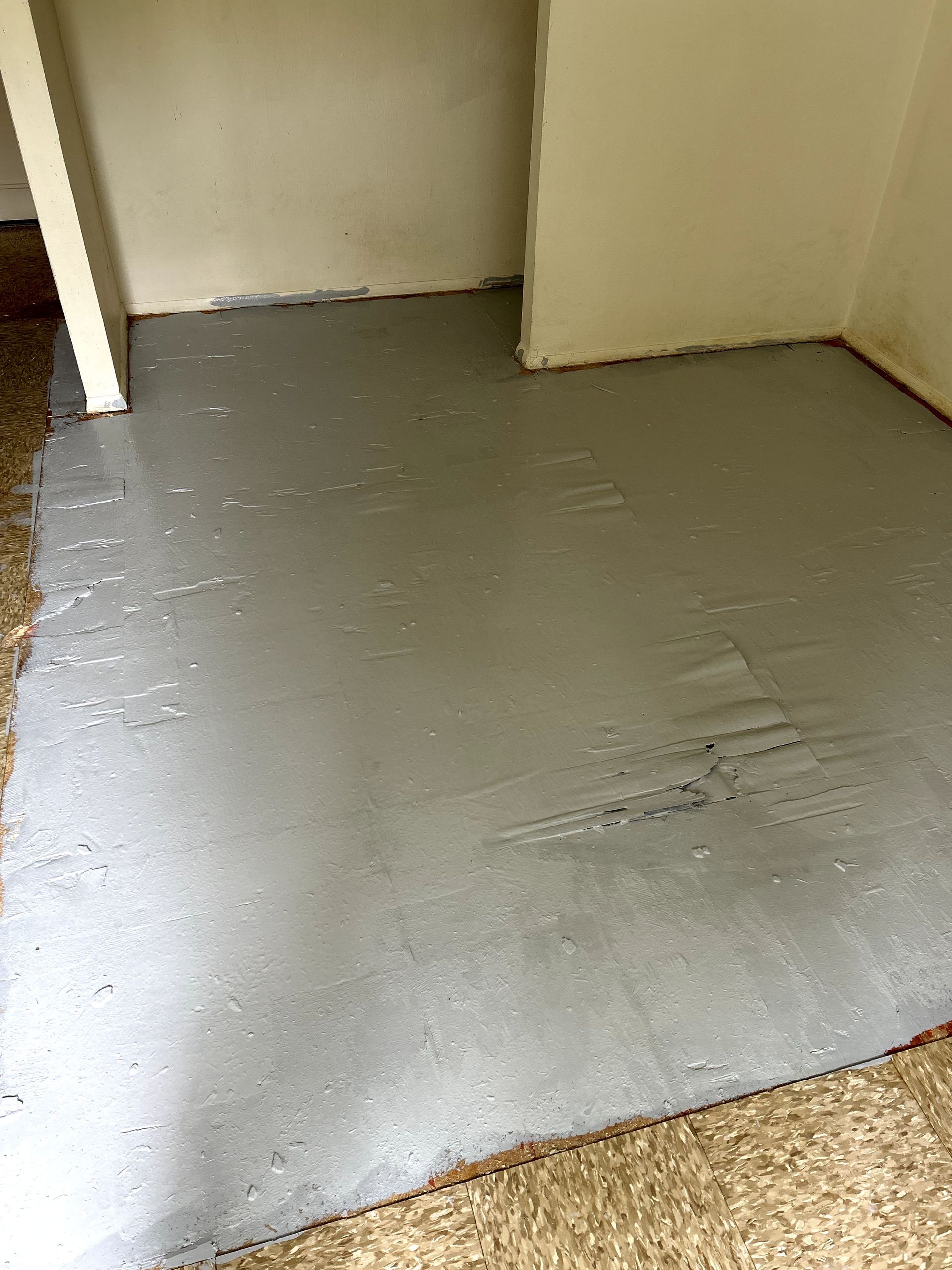 A during shot of a licensed and insured restoration in Ohio by Kingdom Bio Recovery & Restoration