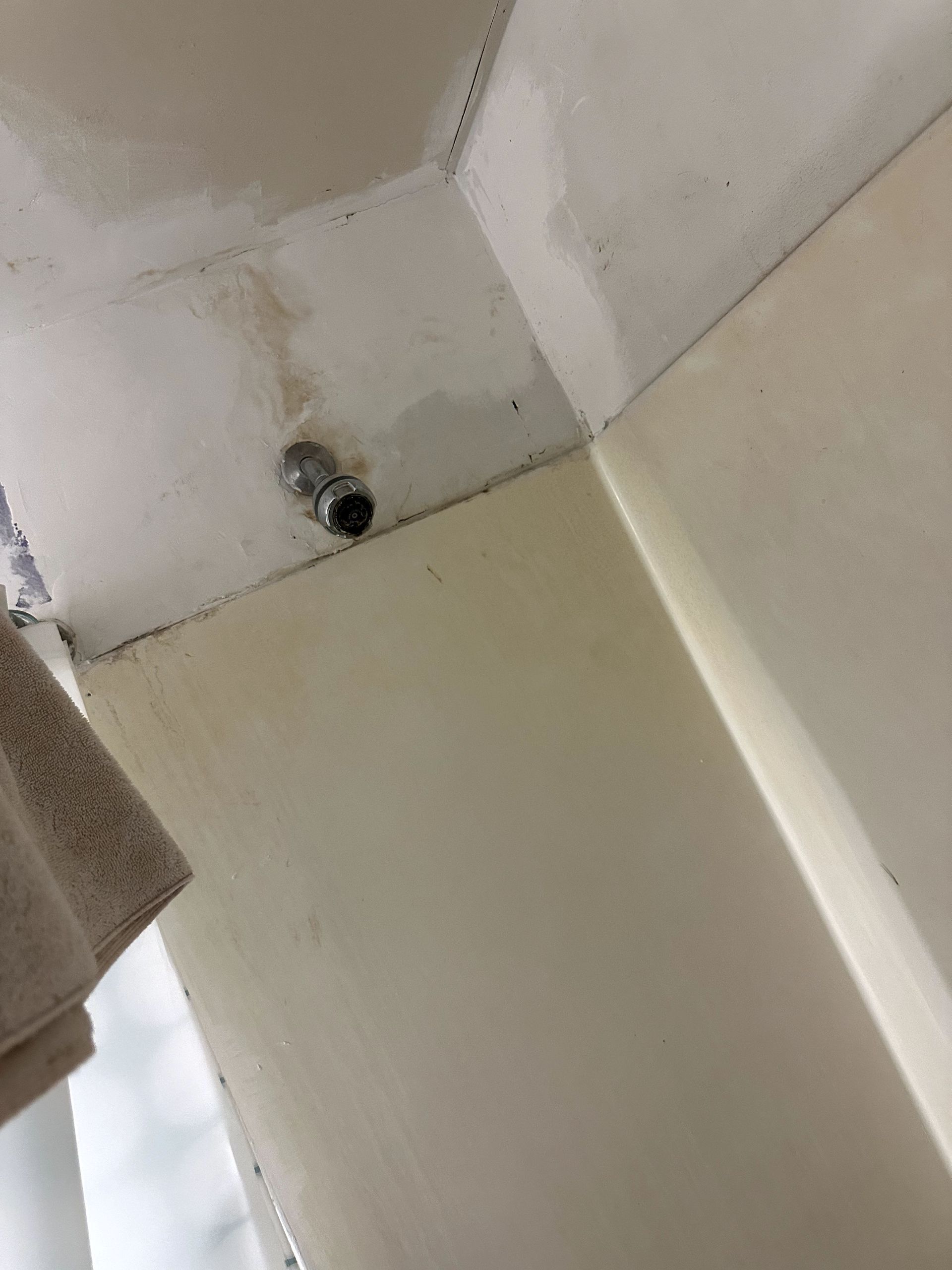 A before shot of a water damage restoration in Pittsburgh, PA by Kingdom Bio Recovery & Restoration