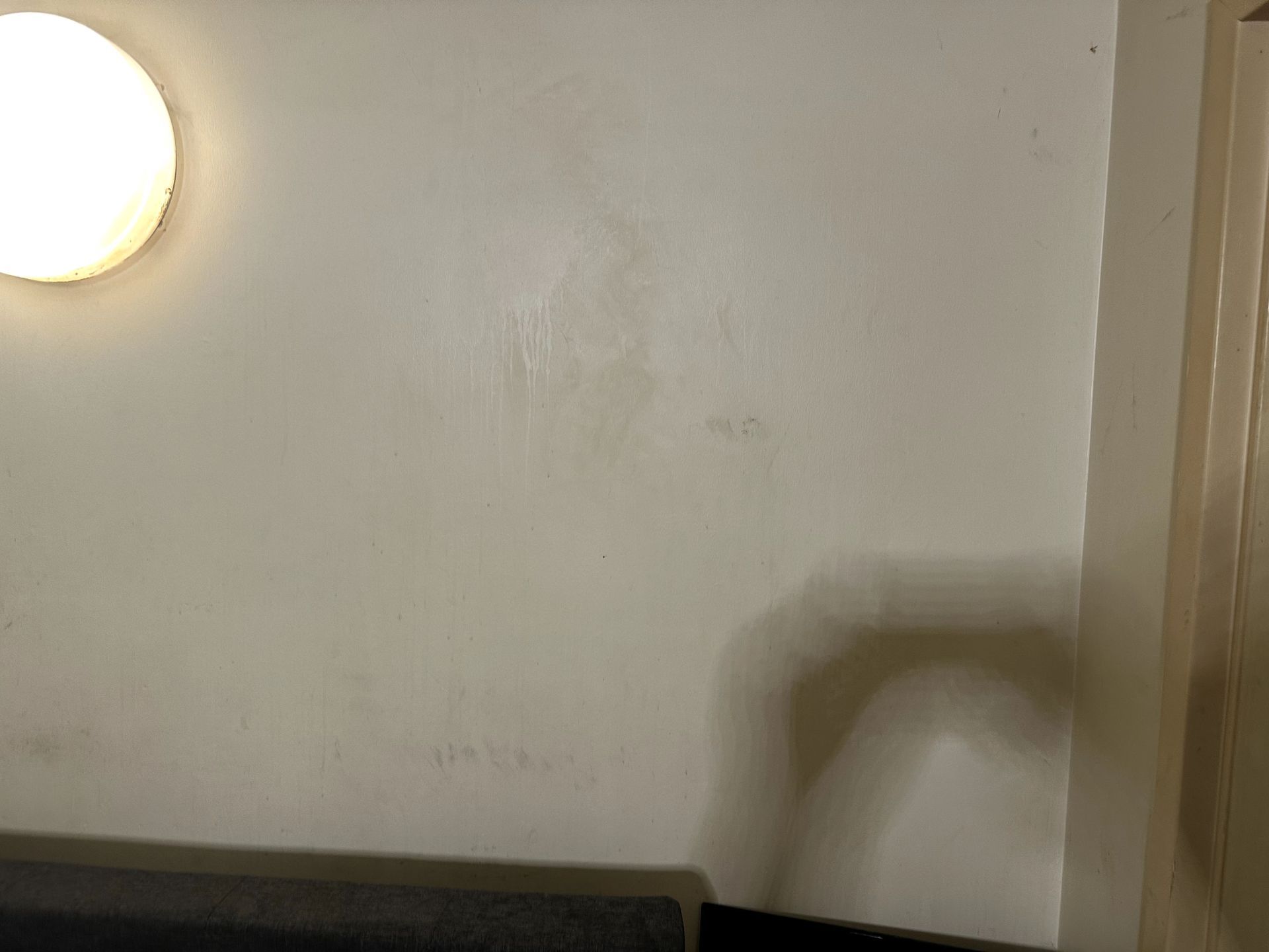 A during shot of a bathroom from a hoard cleanup in Pittsburgh, PA by Kingdom Bio Recovery & Restoration hard at work