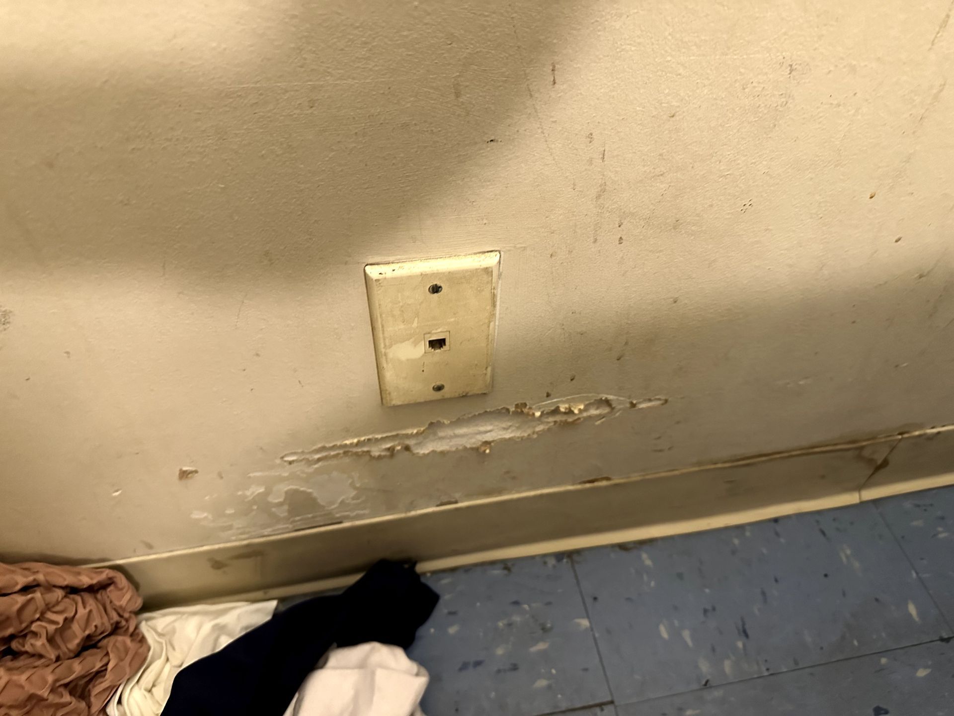 A before shot of a bathroom from a hoard cleanup in Pittsburgh, PA by Kingdom Bio Recovery & Restoration