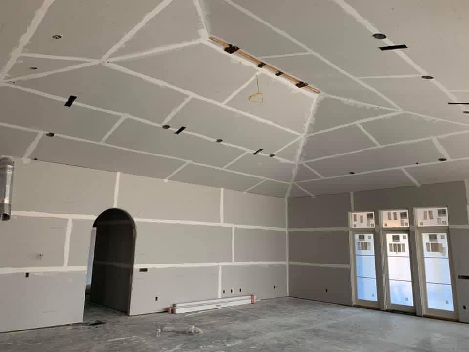 A large room with a ceiling that is very high