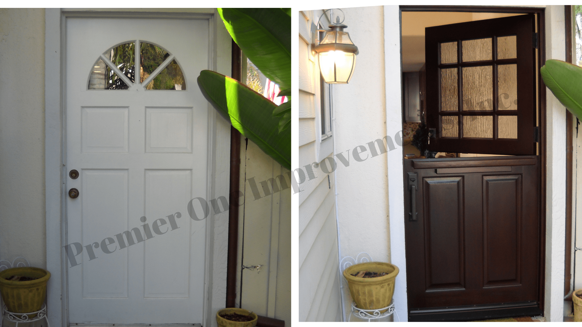 Newly Installed Door — Orange, CA — Premier One Windows