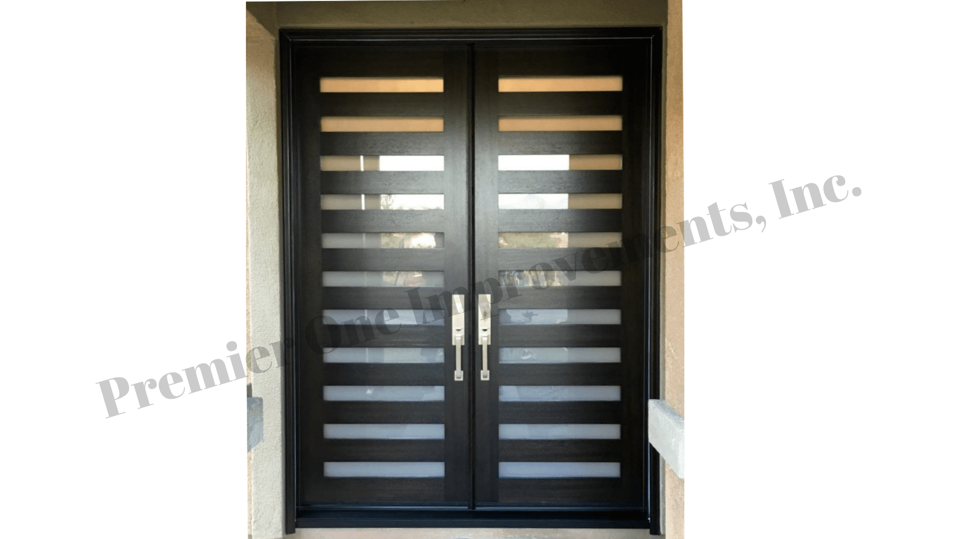 Door With Metallic Holder — Orange, CA — Premier One Windows