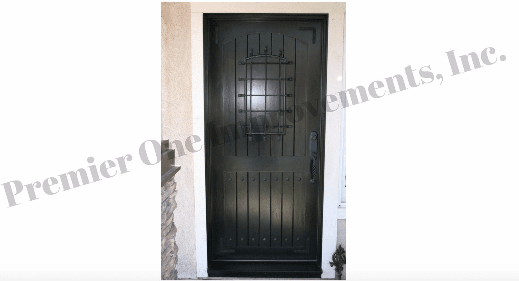 Black Rustic Door — Orange, CA — Premier One Windows