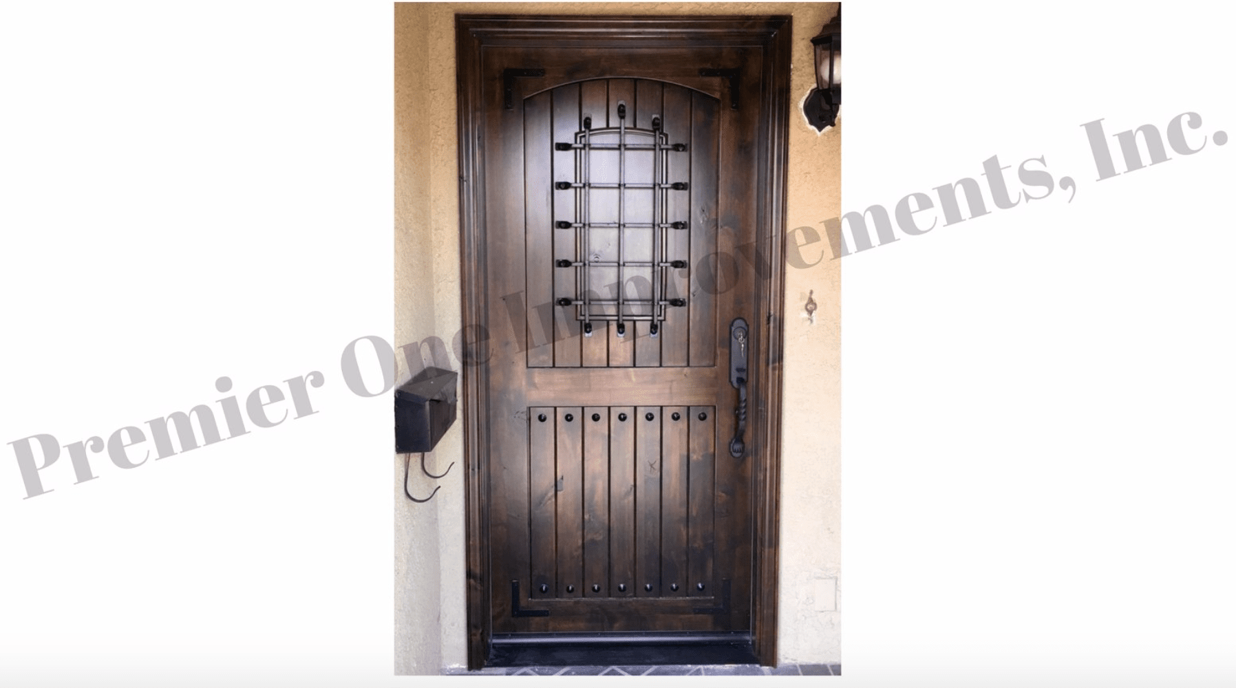 Brown Rustic Door — Orange, CA — Premier One Windows