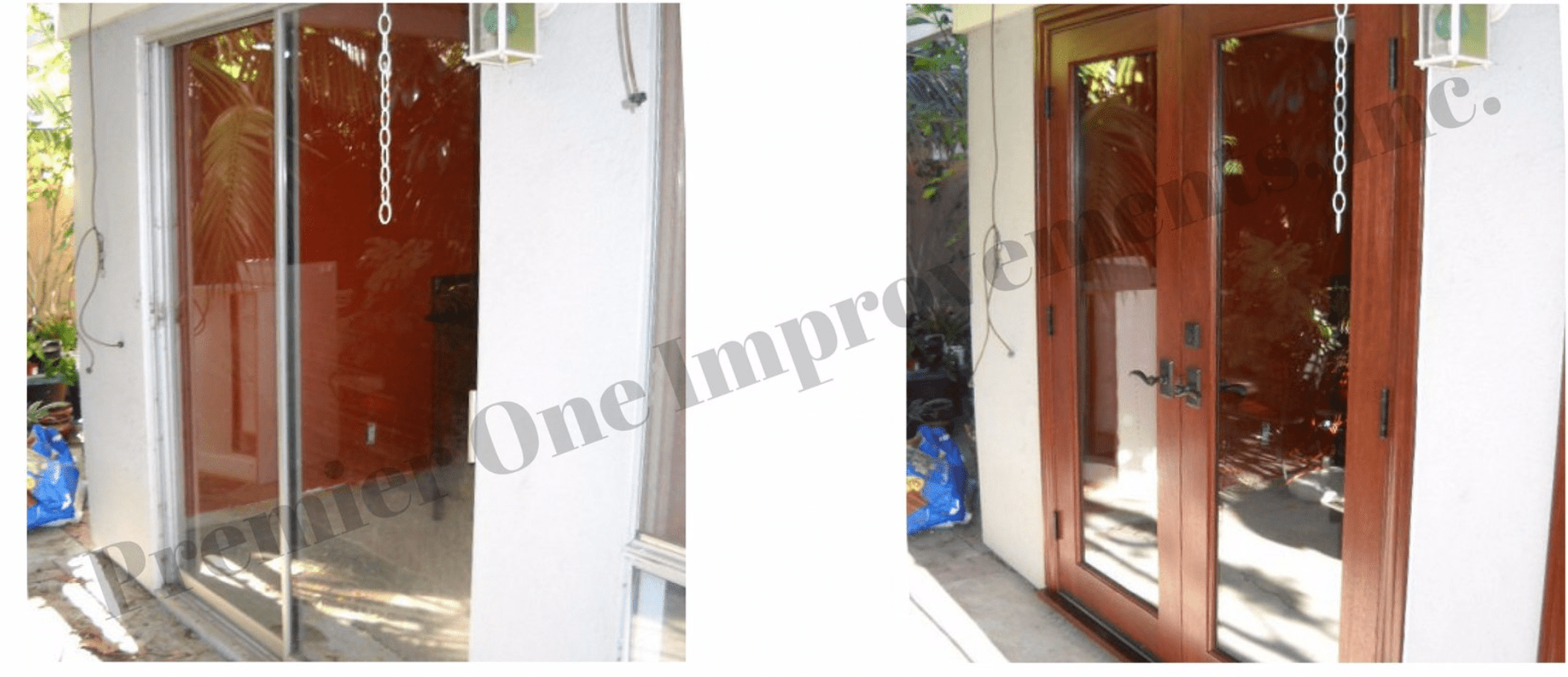 Newly Cleaned Window Door — Orange, CA — Premier One Windows