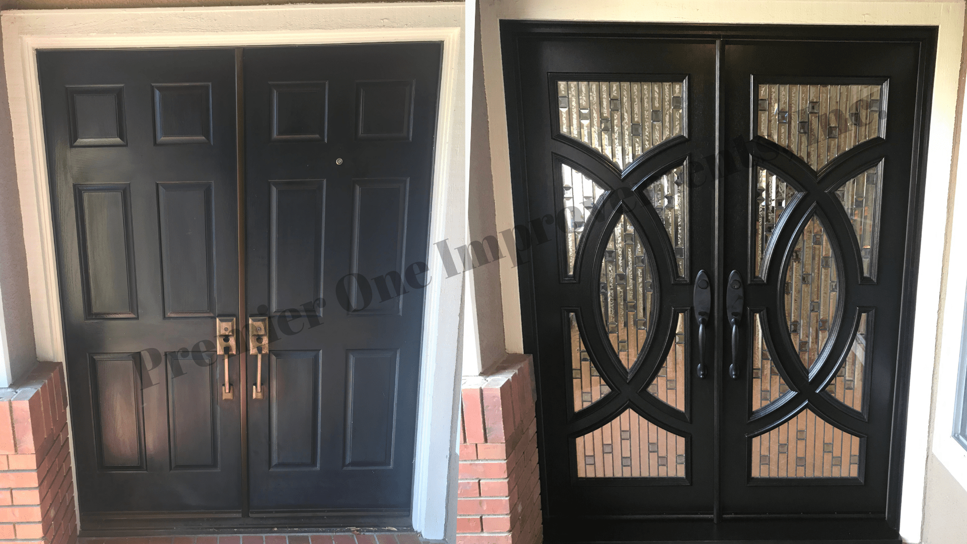 Moden Black Door — Orange, CA — Premier One Windows