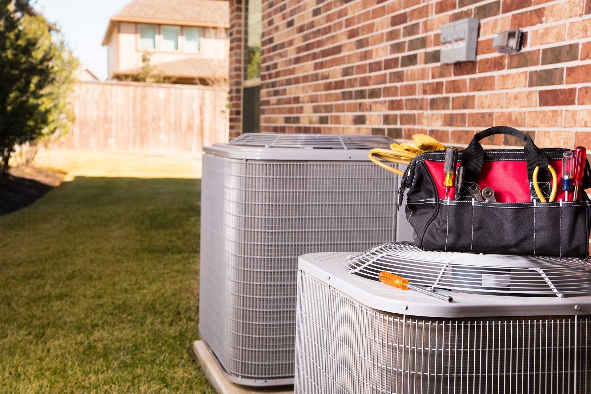 Air Conditioners in the Backyard — Summerville, SC — Carolina Air Care