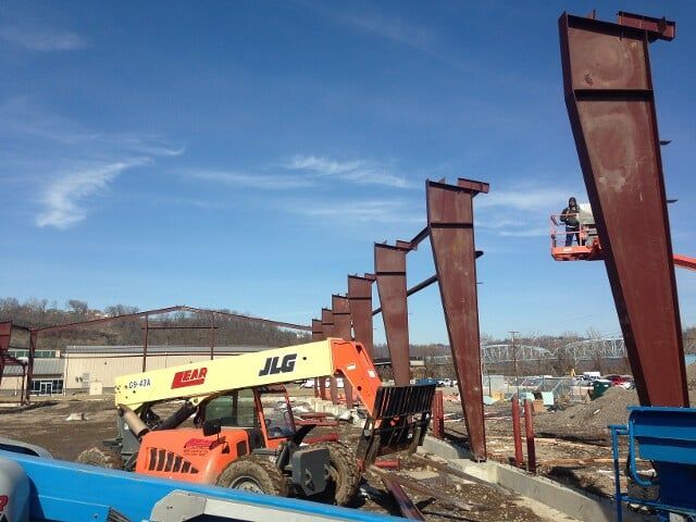 Lear JLG vehicle- Constructions in New Castle, PA