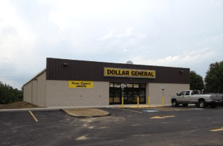 Store Front of Dollar General - Constructions in New Castle, PA