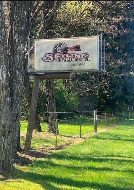 Skyline Pump & Machine Co., LLC Signage in Chehalis, WA