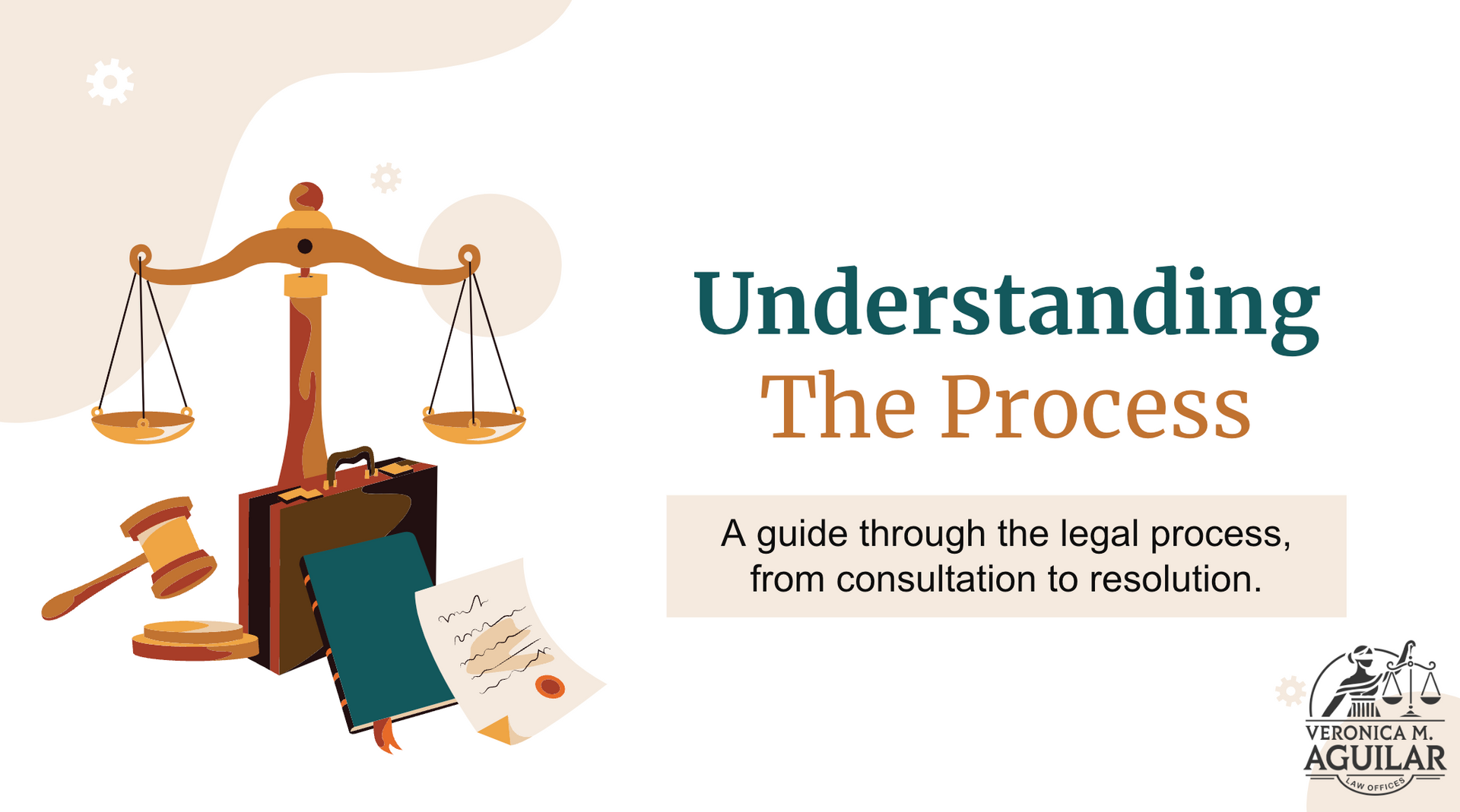 It is a guide through the legal process from consultation to resolution.