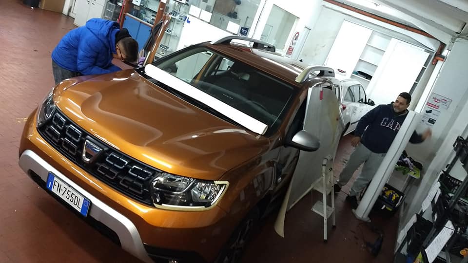 fasi dell'applicazione delle pellicole