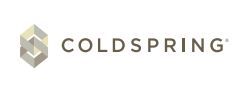 the coldspring logo is on a white background .