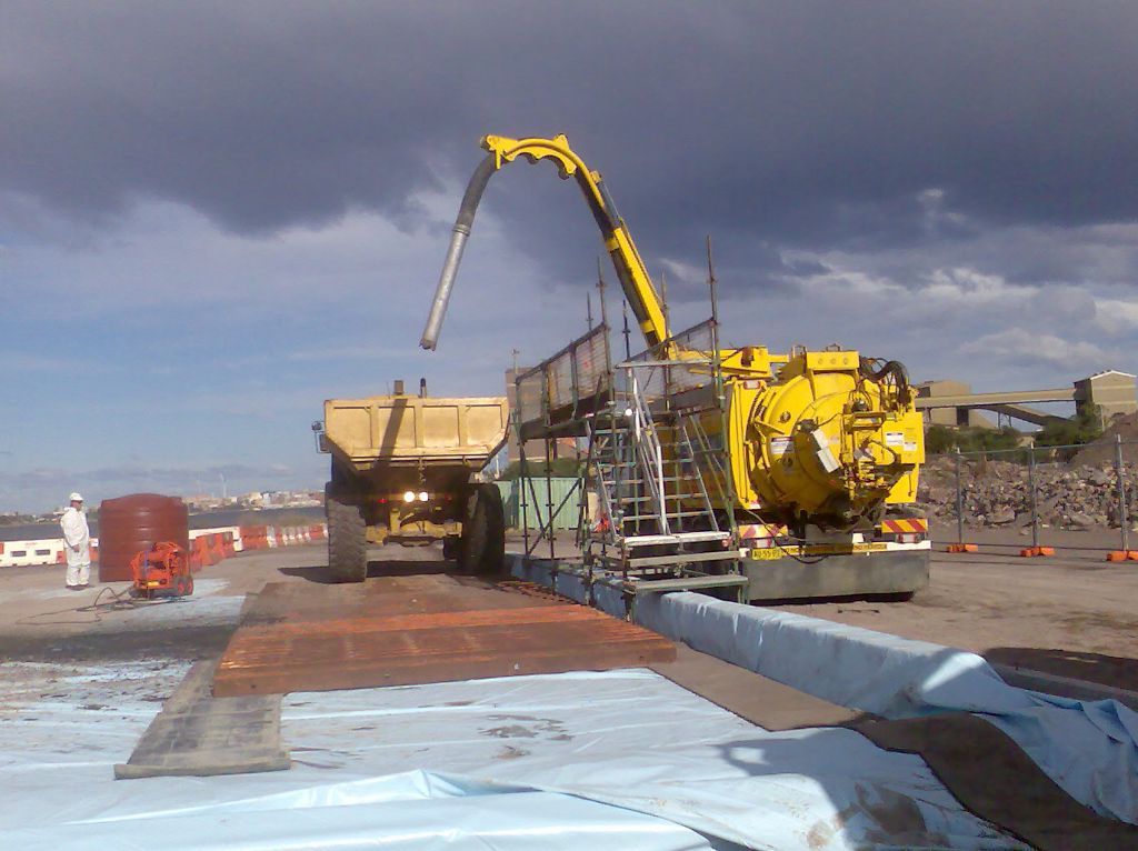 Vacuum Loading and product relocation.