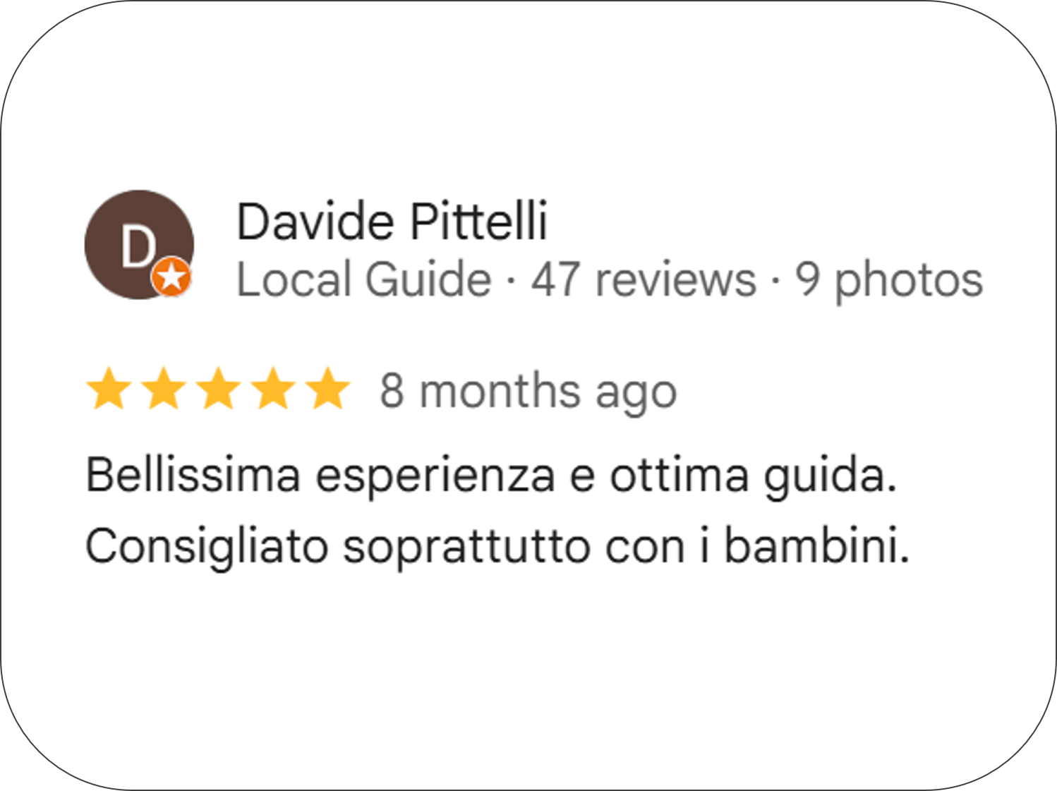 Google Reviews of Pistoia Sotterranea