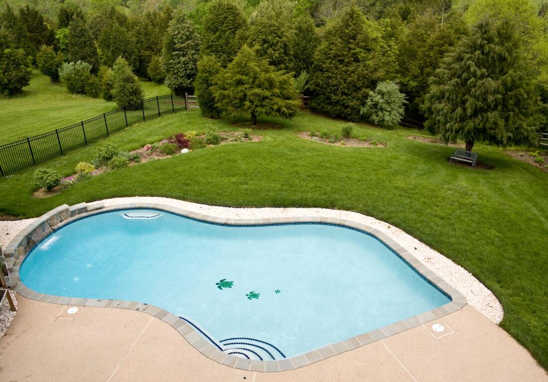 professional stamped concrete pool decks