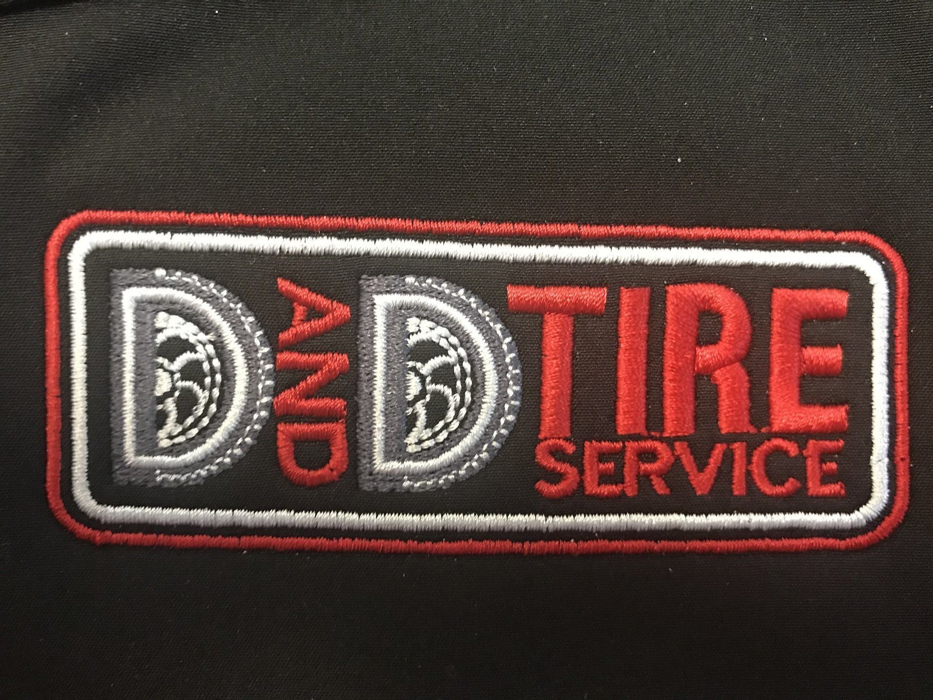 An embroidered patch reading 