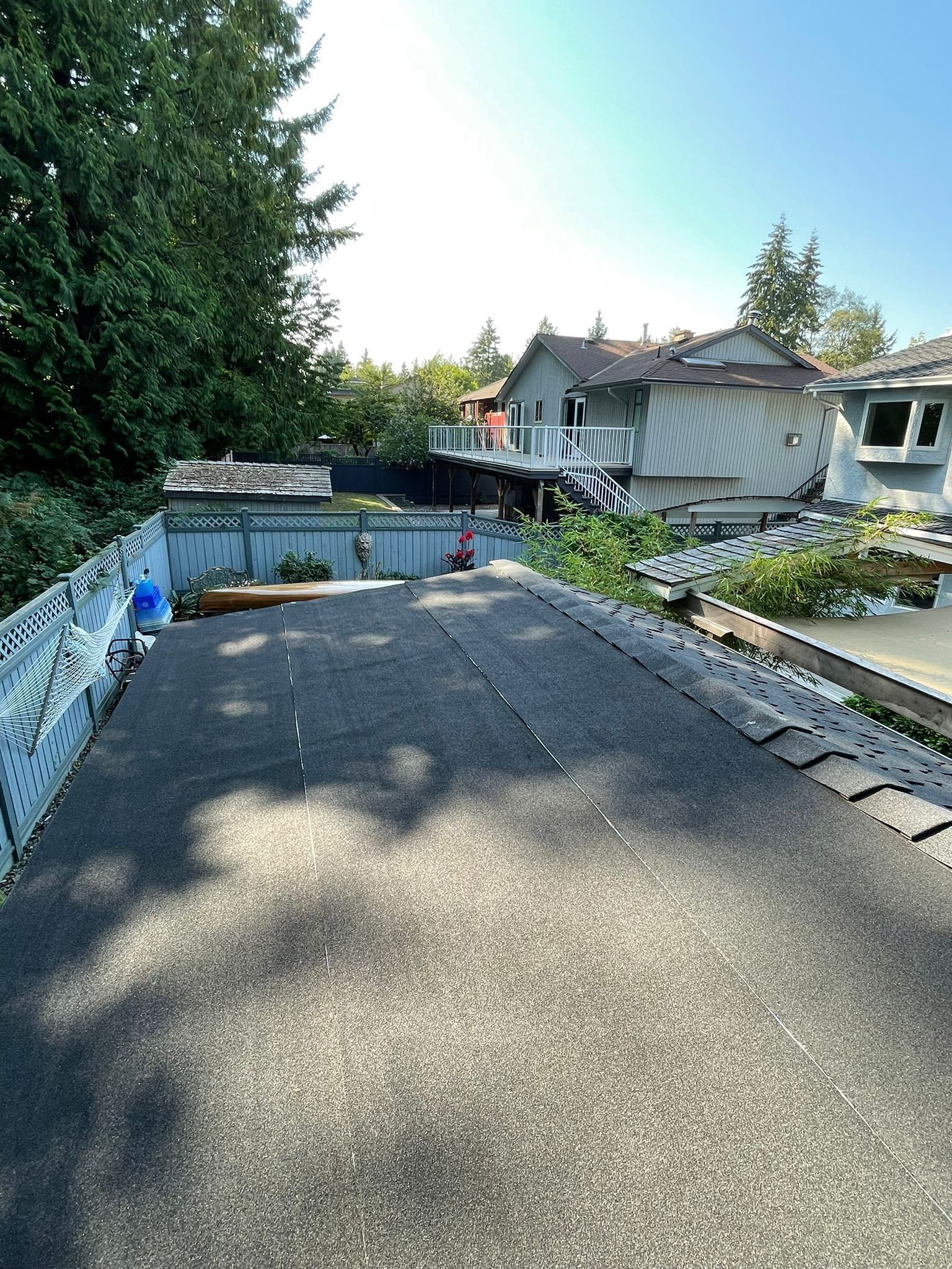 roof underlayment installation before laying dimensional asphalt shingles on top