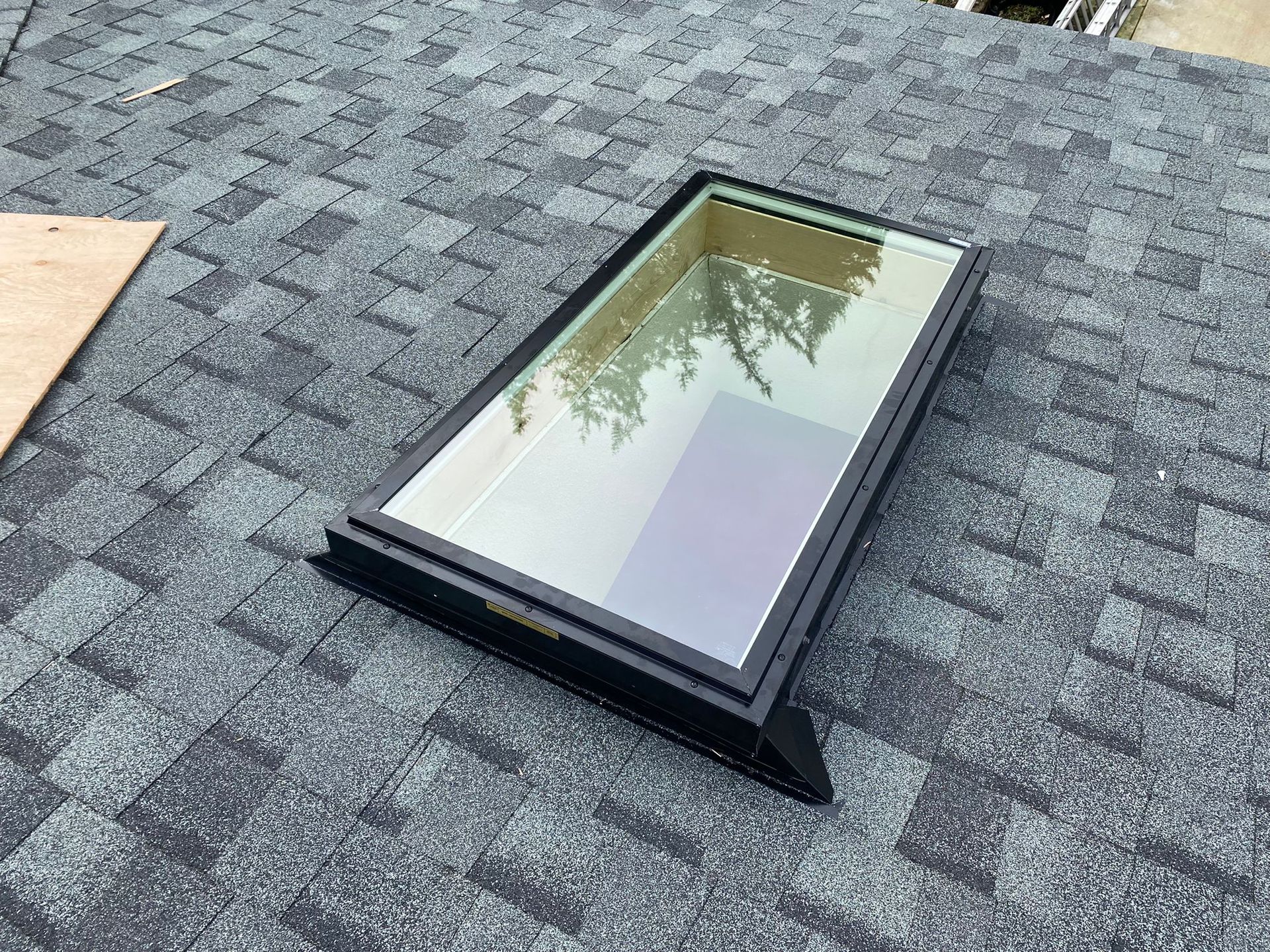 final skylight installation completed by our roofers in Surrey bc