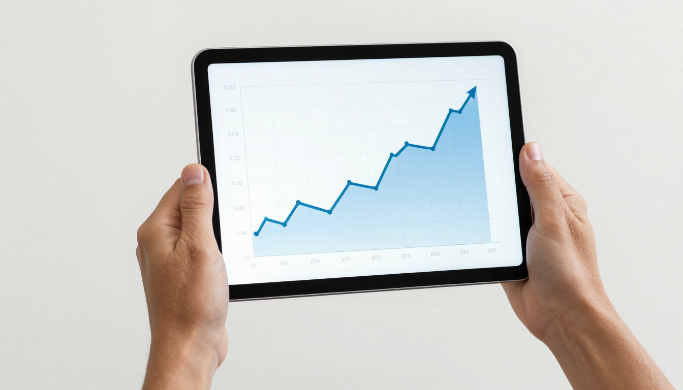Financial growth chart
