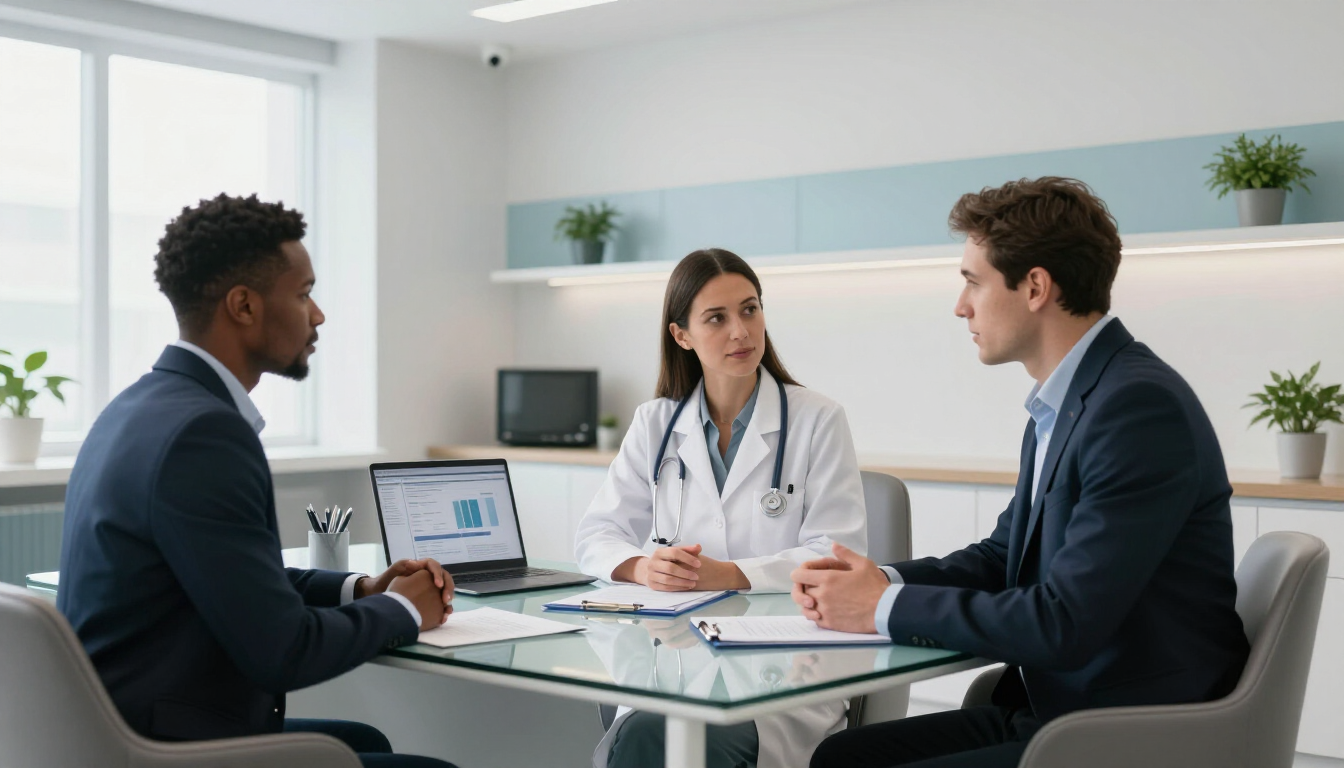 A professional medical consultation showing the importance of planning