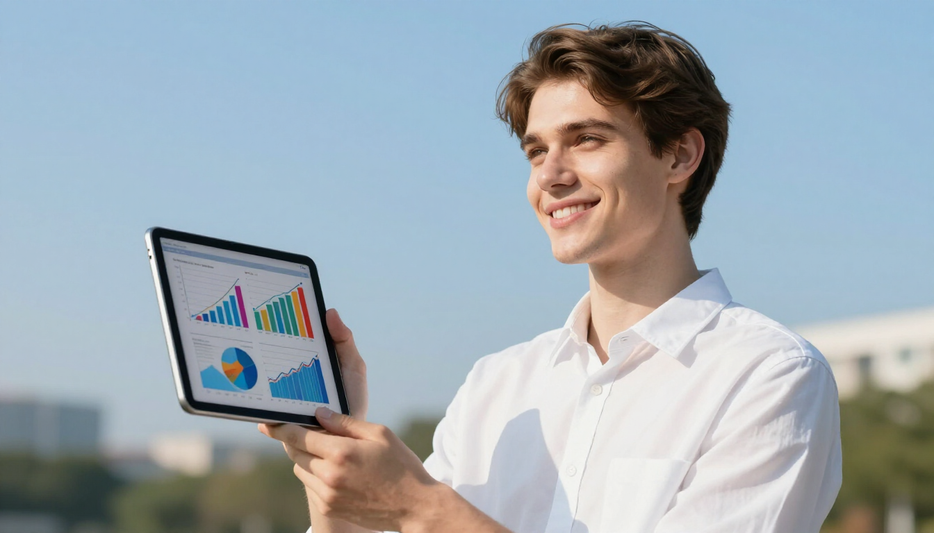 Young adult learning about life insurance basics for financial security