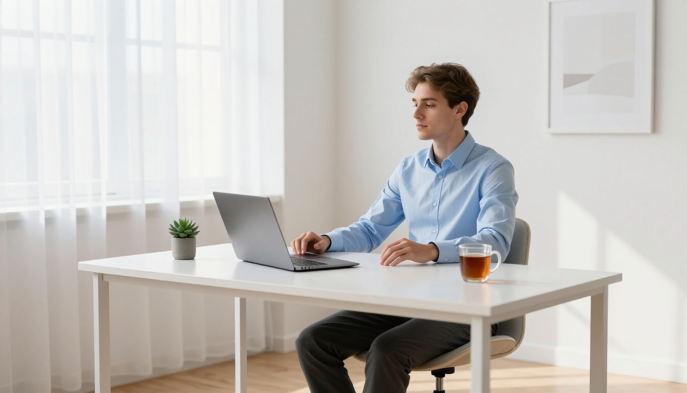 Young professional planning for the future