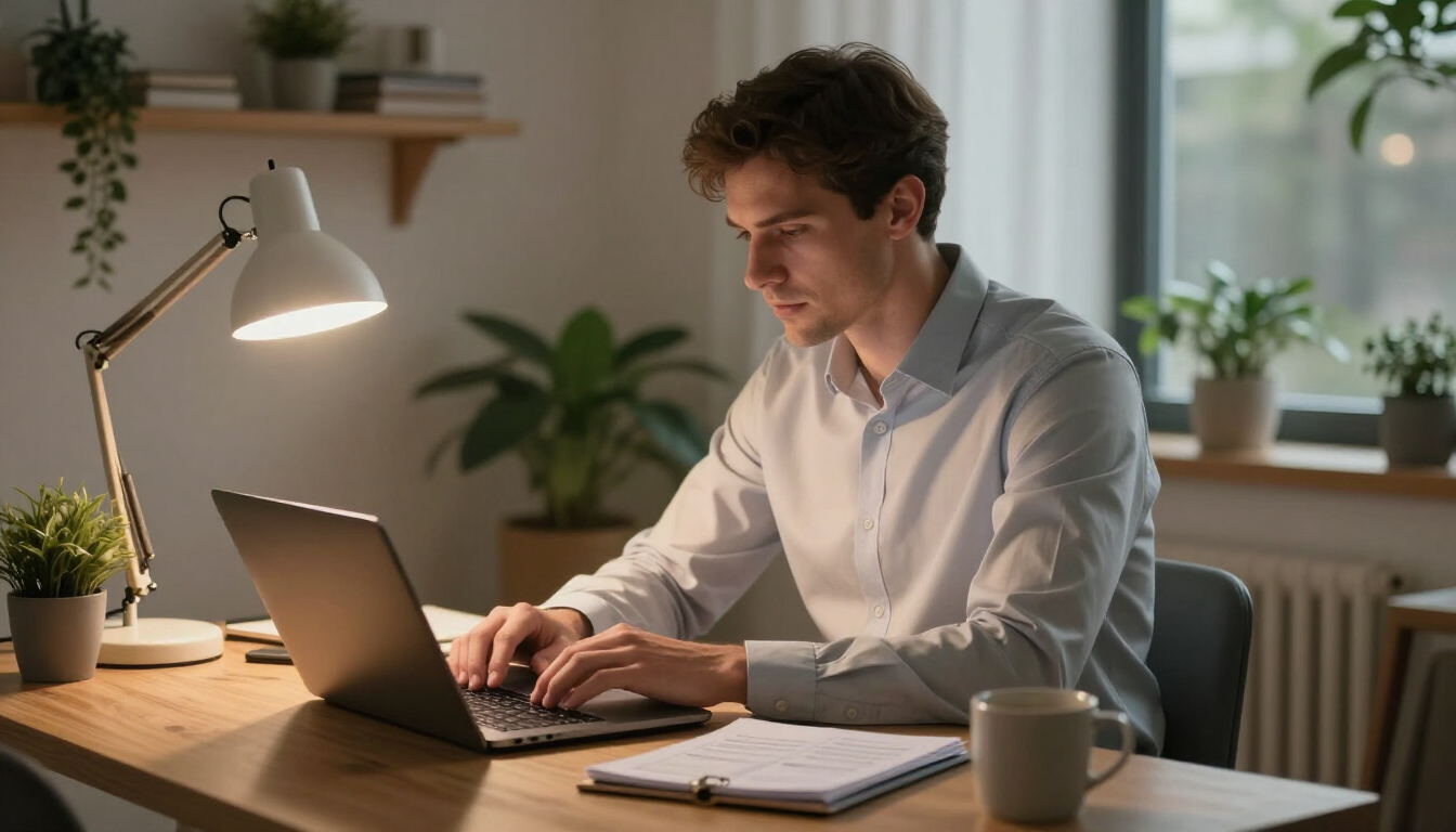 Single professional planning their financial future