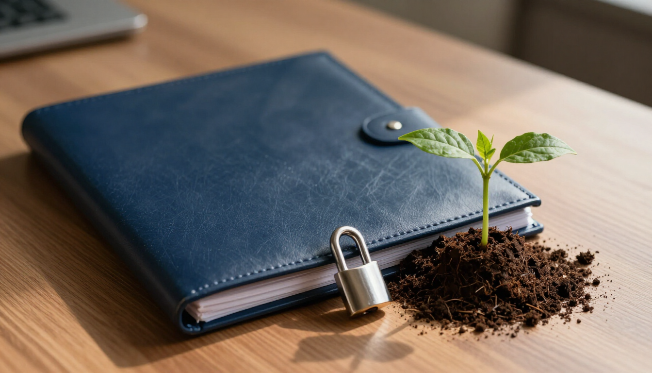 A financial growth concept showing protection and wealth accumulation.