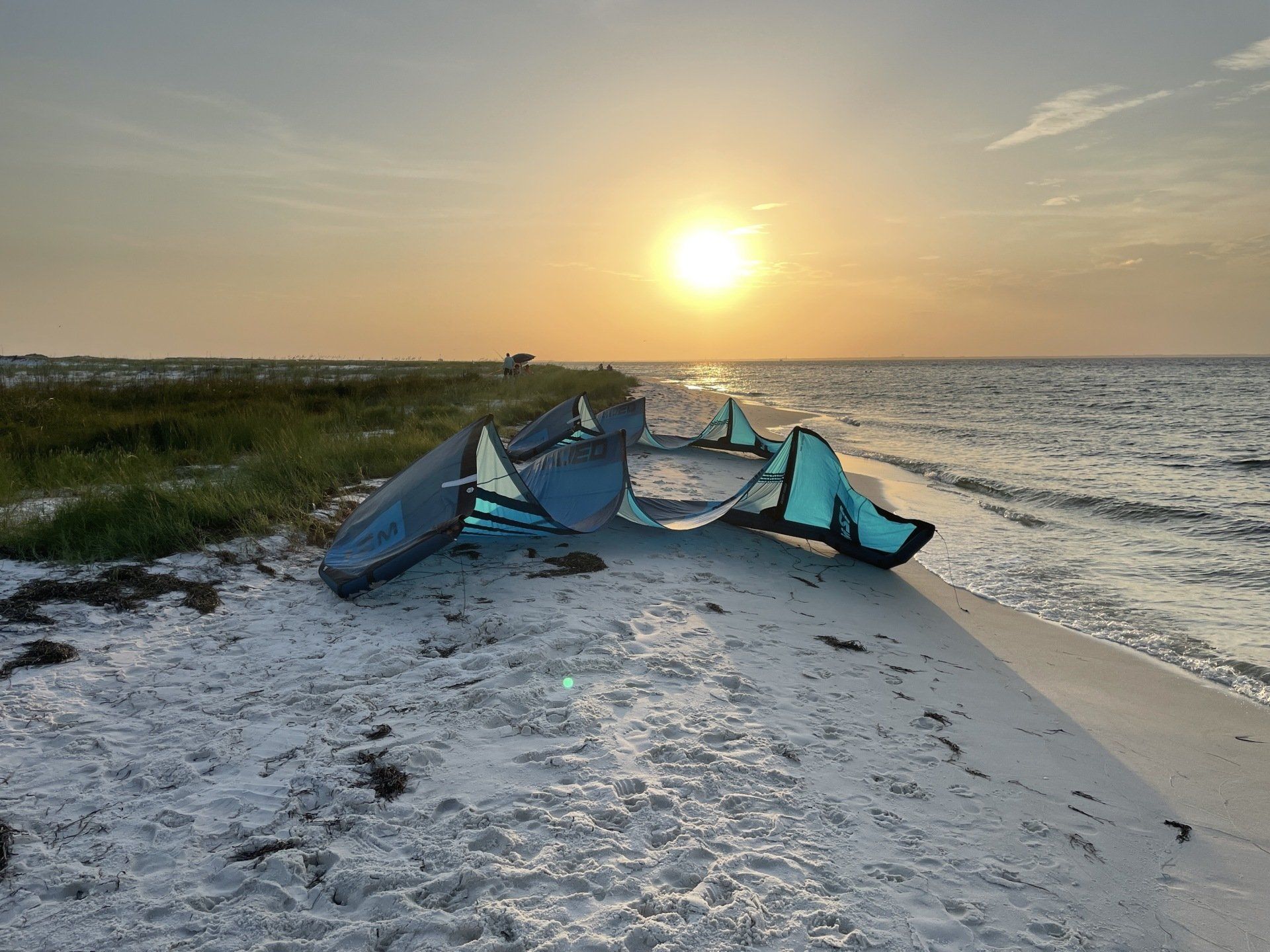 Pensacola sunset with Kites