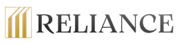A logo for reliance design build renovate