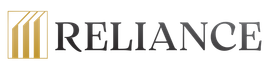 A logo for reliance design build renovate