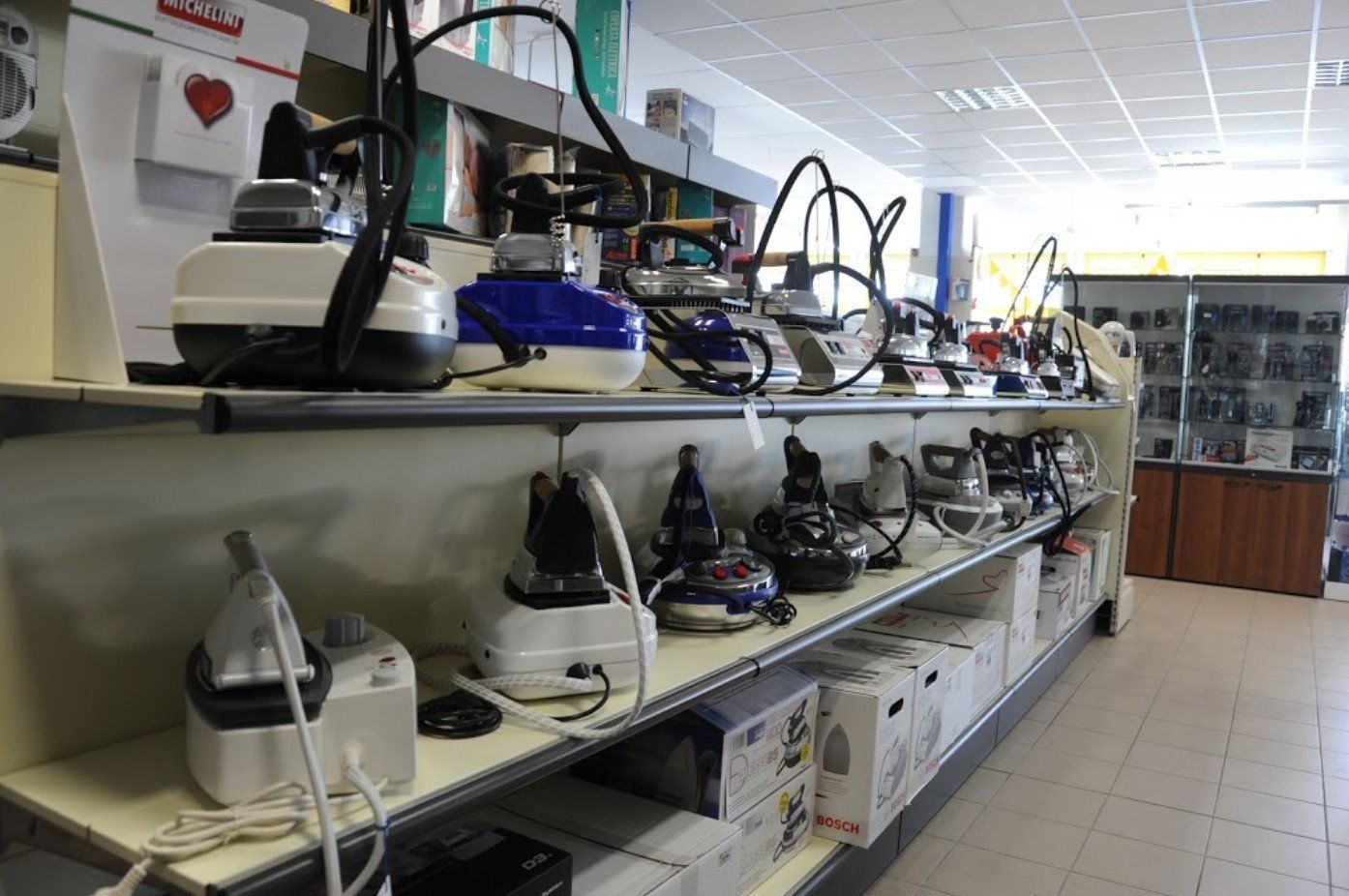 ferri da stiro con caldaia