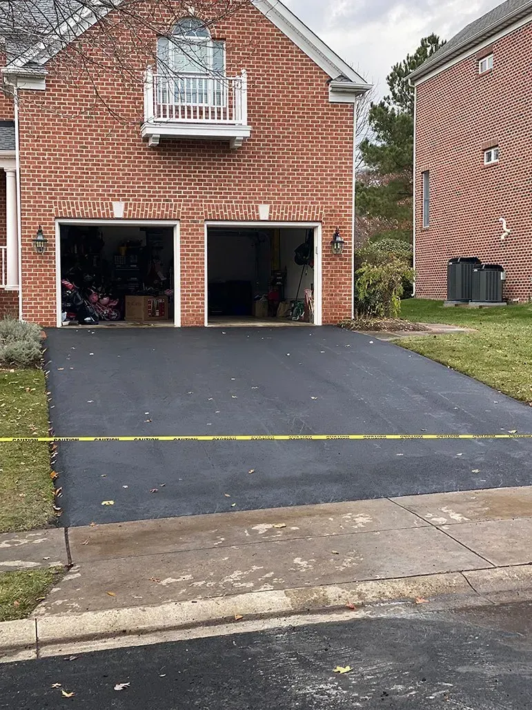SEALCOATING DRIVEWAY