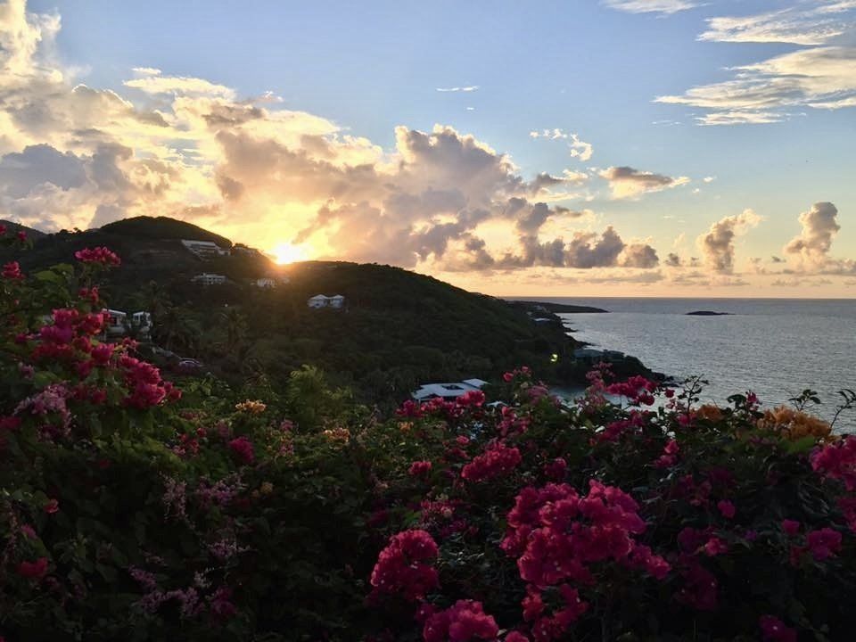 Sunrise in the island view